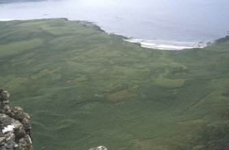 Eigg, Five Pennies, Township and Field System. View of field system from E.