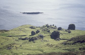 Eigg, Grulin Uachdrach, Township. View of township from N.