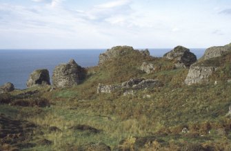 Eigg, Grulin Uachdrach, Township. View of building from NE.