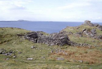 Eigg, Grulin Uachdrach, Township. View of building from NE.