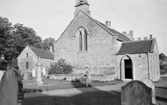 View of Foulden Parish Church from SW.