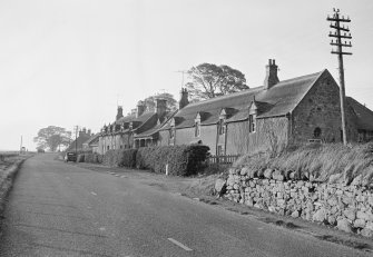 General view of houses in Foulden village from SE.