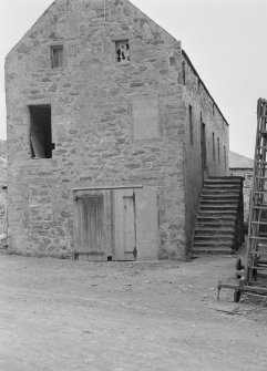 General view of James Watt's Warehouse, Shorehead, Portsoy.