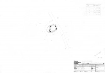 HES survey drawing: Image Wood stone circle, plan