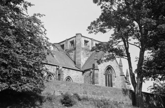 View of tower, All Hollows Church, Inchinnan.