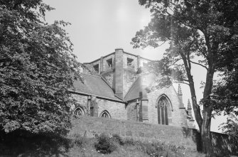 View of tower, All Hollows Church, Inchinnan.