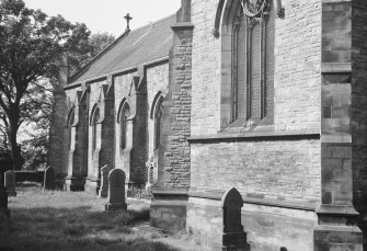 View of fenestration, All Hollows Church, Inchinnan.