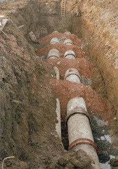 M8, Monklands Motorway
Frame 20A: Detail of excavation work and pipe laying work SE of Junction 9. Card 53.