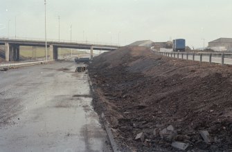 M8, Monklands Motorway
Frame 2A: Part panoramic view (2 of 2) of Easterhouse Road Motorway Bridge. Card 52.
