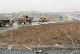 M8, Monklands Motorway
Frame 6A: Part panoramic view (2 of 2) looking W down the sliproad to the M8 from J9. Card 55.
