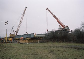 Polmont to Stirling Railway, Skeoch, Railway Bridge
Frame 10: General view of bridge erection at Skeoch.