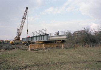 Polmont to Stirling Railway, Skeoch, Railway Bridge
Frame 21: General view of bridge erection at Skeoch.