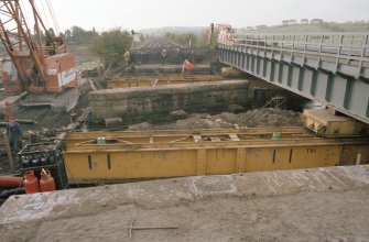 Polmont to Stirling Railway, Skeoch, Railway Bridge
Frame 3: General view of bridge erection at Skeoch.