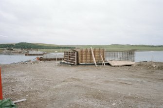 Newburgh, New Waterside Bridge
Frame 14: General view of concrete piers, prior to assembly of bridge.