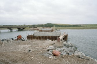 Newburgh, New Waterside Bridge
Frame 15: General view of concrete piers, prior to assembly of bridge.