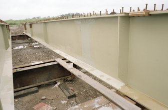 Newburgh, New Waterside Bridge
Frame 7: General view of fabricated main beams, prior to assembly of bridge.