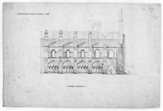 South Elevation of Nave of Holyrood Abbey.
u.s.   u.d.