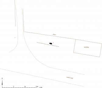 HES Survey and Recording Illustration: Plan of Broomend of Crichie NJ71 NE9 (Stone 1). 