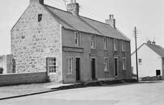 General view of 15, 17 and 19 Church Street, Portsoy.
