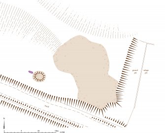 HES Survey and Recording Illustration: Plan of Waulkmill. 