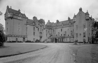 General view of Fyvie Castle from north east.
