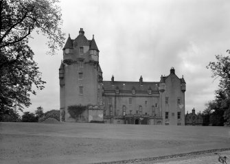 General view of Fyvie Castle from east.