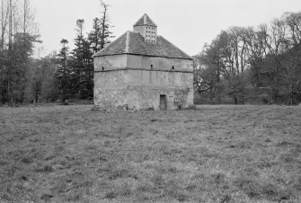General view of Ballindalloch Castle dovecot from S.