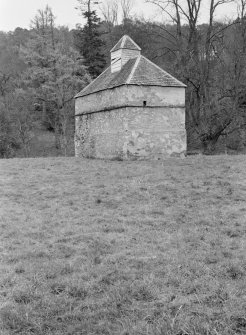 General view of Ballindalloch Castle dovecot from N.