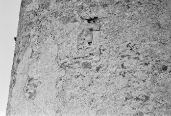 Detail of masonry, Melville House dovecot.