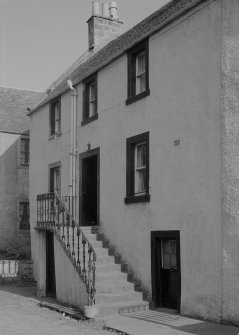 View of Rose Court, 11 The Esplanade, Anstruther Wester, from NW.