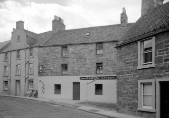 View of 14-18 High Street, Anstruther Wester, including the Railway Tavern, from E.