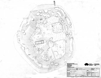 Survey drawing (incomplete); site plan of Eilean Fhianain.