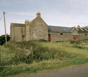 Steading, S end of E range, view from E