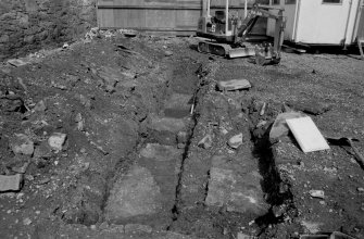 153-5 South Street
Film 1
Frame 21 - General view of cut features in trench C - from south