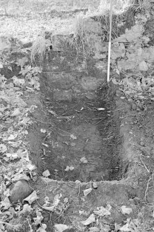 Inverlochy Castle
Frame 25 - Trench D (E) excavated; from east

