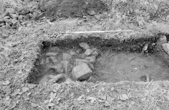 Inverlochy Castle
Frame 33 - Trench E with rubble partially removed; from northeast
