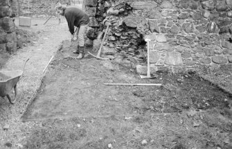 Inverlochy Castle
Frame 5 - North end of seagate trench after removal of topsoil; from north
