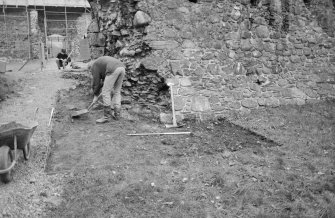 Inverlochy Castle
Frame 6 - North end of seagate trench after removal of topsoil; from north

