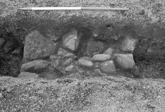 Newark Castle
Frame 2 - Trench N: wall F115 - from north
