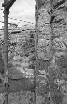 Kinloss Abbey
Excavation, July 1995
Film 1
Frame 22 - Steps leading up to north apartment - from south-west