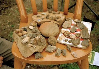 Late Bronze Age metalworking debris discovered by B Lancaster