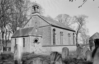 View of Bonkyl and Preston Parish Church from SW.