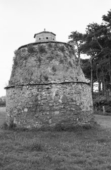 General view of Ayton Castle dovecot.