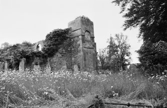 General view of the remains of St Dionysius' Church, Ayton.