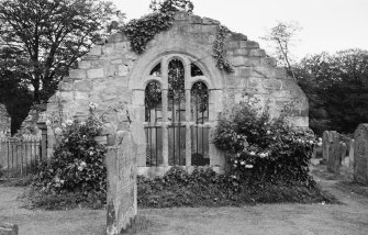 View of the remains of St Dionysius' Church, Ayton.