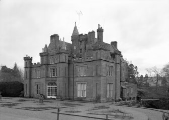 General view of Aldbar Castle from SE.