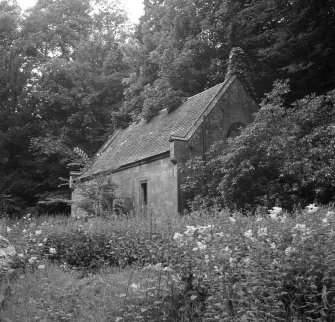 General view of chapel, Aldbar Castle.