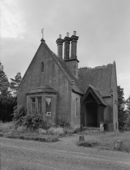 View of East Lodge, Aldbar Castle, from SE.