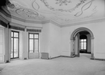 Interior view of Fordell House showing drawing room on first floor.