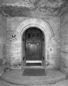 Detail of main entrance door